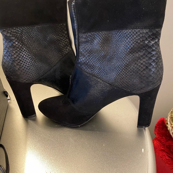 Black Suede Boot - Picture 3 of 4